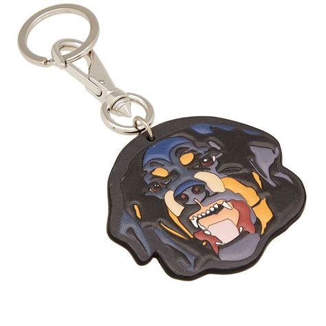 Givenchy Rottweiller Keyring Black Multi 